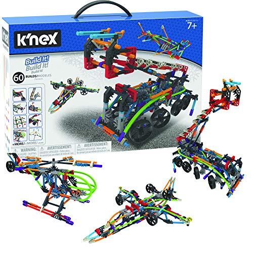 K'NEX 15211 60 Model Set-398 Piezas - Edades 7 en adelante - Juego de construcción de Juguete Creativo, Multicolor