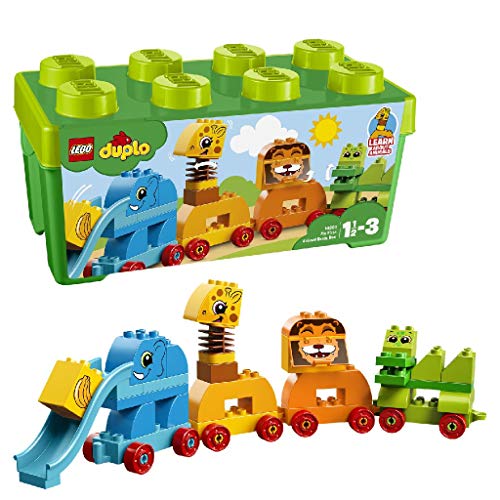 LEGO 10863 DUPLO Caja de ladrillos Mis primeros Animales, Creativo Juguete de Construcción para Niños en Edad Preescolar