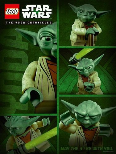 'Lego Póster De Star Wars – Yoda "El poder Sé con Dir de 2013