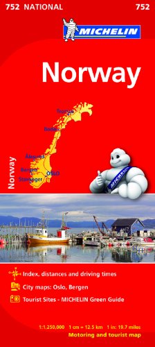 Mapa National Noruega (Mapas National Michelin)