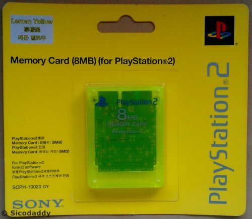 Memory Card 8MB Sony *Lemon Yellow*