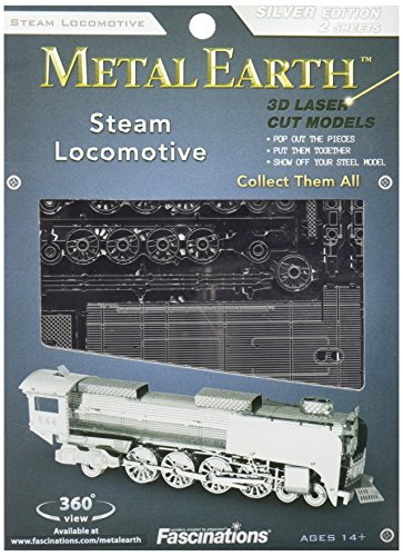 Metal Earth - Maqueta metálica Locomotora de vapor , color/modelo surtido