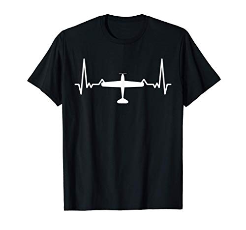 Mi corazón late por volar - Piloto de avión - Camiseta
