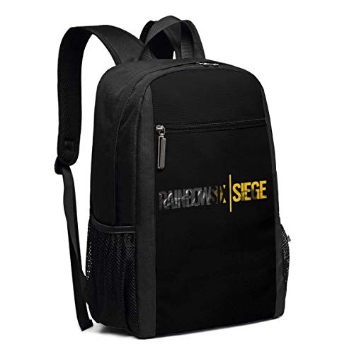 Mochila Escolar, Travel Hiking Rainbow Six Siege Logo Backpacks Waterproof Big Student College High School Laptop Shoulder Bag Outdoor Backpacks For Men Women Adults