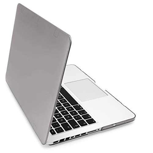 MyGadget Funda Dura para Apple Macbook Pro 13" Modelo A1278 - Antes de 2012 CD ROM - Carcasa Slim - Hard Case Ultra Delgada - Gris