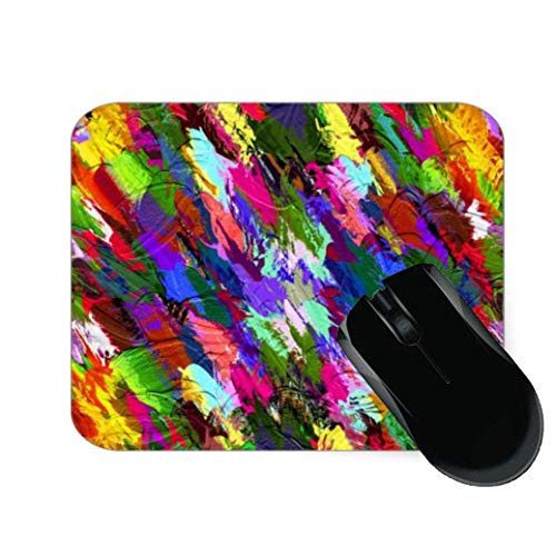 N\A Color Splash Abstract Mouse Pad