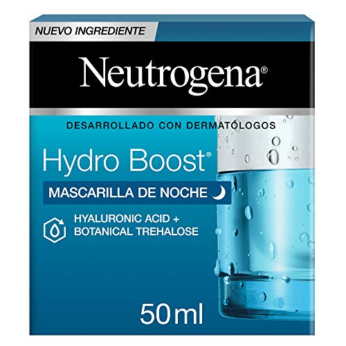 Neutrogena Hydro Boost Mascarilla de Noche Hidratante, 50 ml