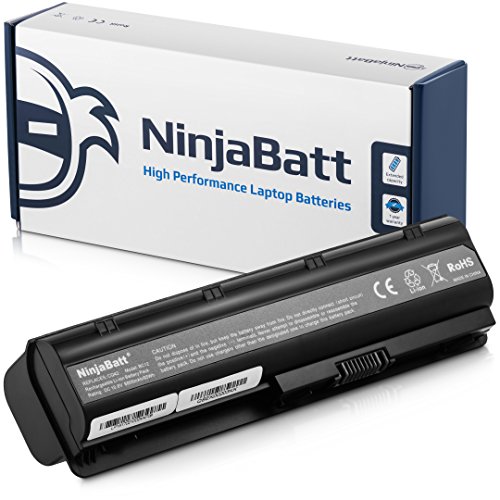 Ninjabatt 12 Celdas Batería para HP 593553-001 593554-001 MU06 593562-001 Pavilion G6 HSTNN-LB0W HSTNN-UB0W HSTNN-Q62C HSTNN-E08C HSTNN-DB0W WD548AA HSTNN-LB0Y HSTNN-LBOW Presario CQ56 CQ57
