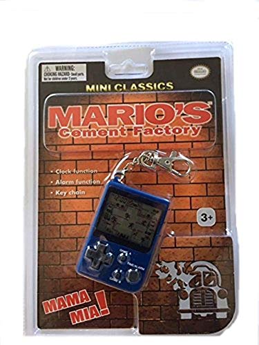 Nintendo Mini Classics Mario's Cement Factory with Keychain by Carrera USA