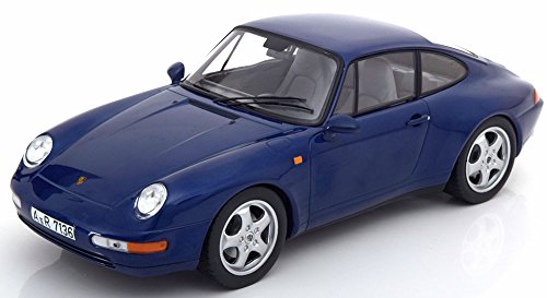 Norev 187593 Porsche 911/993 Carrera 1994 - Maqueta (Escala 1:18), Color Azul