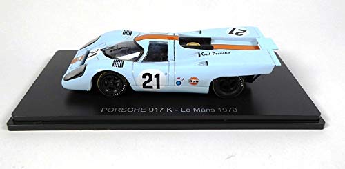 OPO 10 - Escala de Coche 1/43 Compatible con Porsche 917 K # 21 - Le Mans 1970 - Rodriguez-Kinnunen - Spark para Hachette Japon (09)
