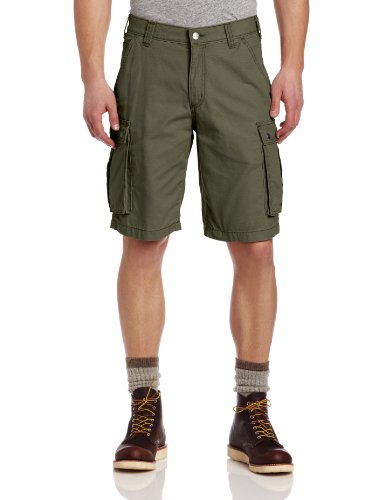 Pantalones de carga, de Carhartt, cortos y amplios, de 28 cm, para hombre, hombre, color Army Green, tamaño 36W (UK)