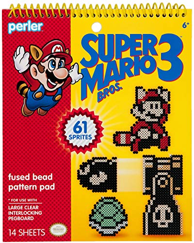 Perler Beads Super Mario Bros 3 Fuse Bead Pattern Pad 14pgs