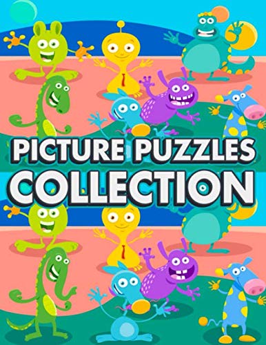 PICTURE PUZZLES COLLECTION: Spot The Difference Picture Puzzles Book For Kids (+ 75 Challenging Photo Puzzles )
