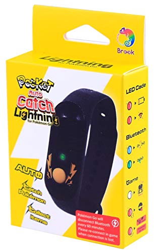 Pocket Auto Catch LIGHTNING 2020 para Pokémon Go (LED individual multicolor-Alternativa para Go Plus, Go-Tcha Evolve y Reviver), impermeable y a prueba de polvo.