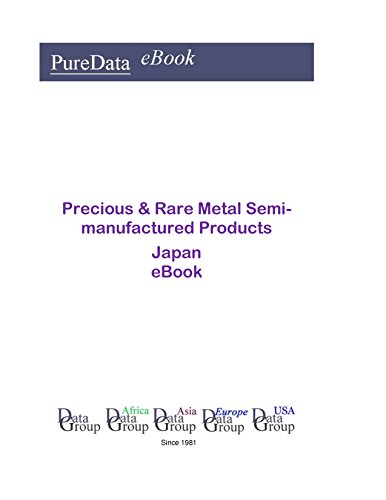 Precious & Rare Metal Semi-manufactured Products in Japan: Market Sales (English Edition)