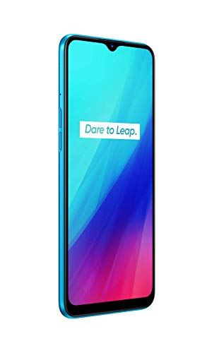 Realme C3 - Smartphone de 6.5" LCD multi-touch, 3 GB RAM + 64 GB ROM, Procesador Helio G70 OctaCore, Batería de 5000mAh, Cámara Dual AI 12MP, Dual Sim, Color Frozen Blue