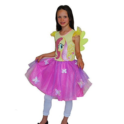 Rubies 's oficial My Little Pony – Flutter Shy tutú disfraz de (tamaño mediano, 5 – 6 años)