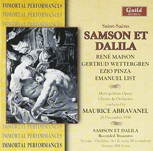 Saint-Saens: Samson et Dalila (Complete) [United Kingdom] by Rene Maison