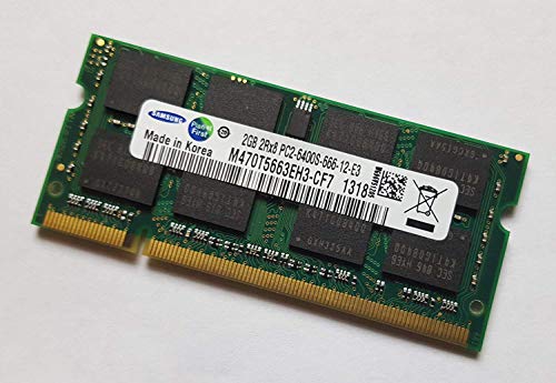 Samsung Hynix Micron - Memoria RAM DDR2 (1 x 2 GB, PC2 6400S, 800 MHz, SO Dimm) para Ordenador portátil