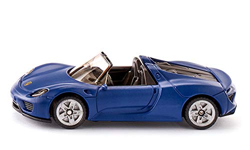 SIKU 1475, Porsche 918 Spyder, Metal/Plástico, Vehículo de juguete para niños, Plateado, Ruedas de goma