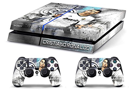 Skin PS4 HD CRISTIANO RONALDO REAL MADRID - limited edition DECAL COVER ADHESIVO playstation 4 SONY BUNDLE
