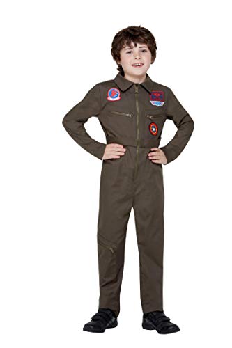 Smiffys 50936M - Disfraz oficial de Top Gun para niño