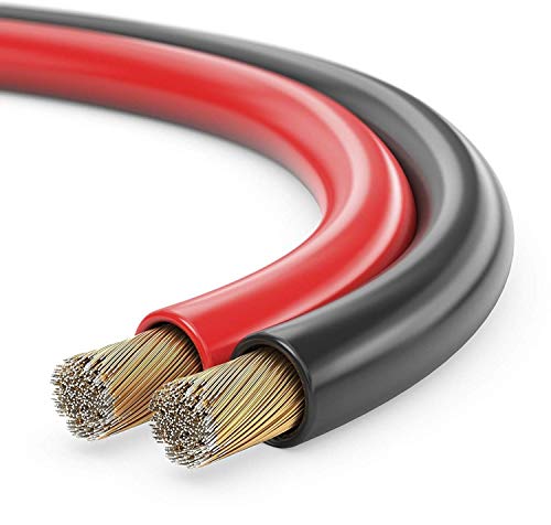 Sonero S-SC2075RB-10 Cables para Altavoces CCA, 10 m, Rojo/Negro