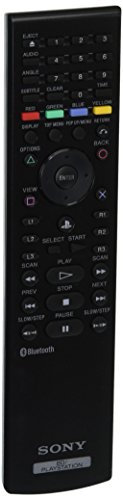 Sony PS3 BLU-Ray Disc Remote Control - Mando a Distancia (DVD/BLU-Ray, RF inalámbrico, Botones, Negro)