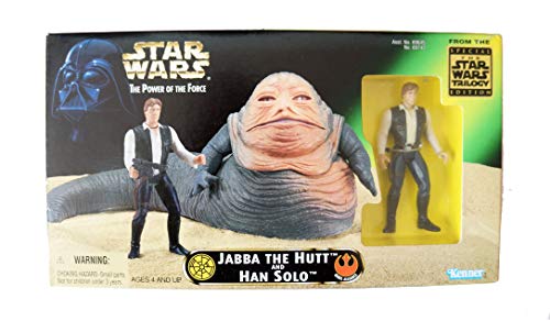 Star Wars Power of the Force Collectors Trilogy Edition Jabba The Hut & Exclusive Hans Solo Boxed Set