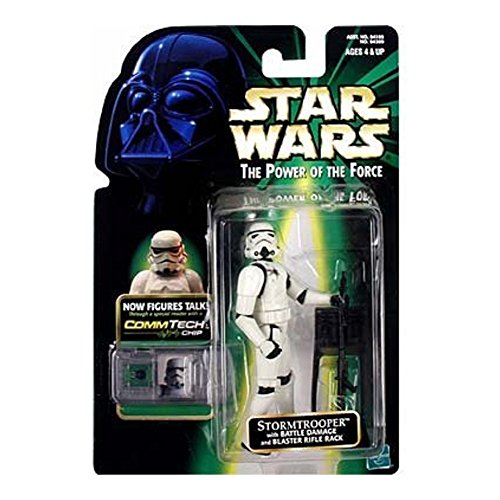 Star Wars Power of the Force Comm Tech Stormtrooper Action Figure