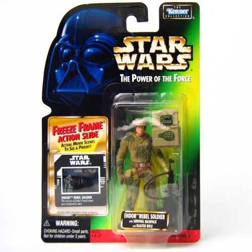 Star Wars: Power of The Force Freeze Frame Endor Rebel Soldier Action Figure