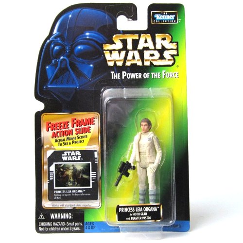 Star Wars: Power of The Force Freeze Frame Princess Leia Organa in Hoth Gear Action Figure