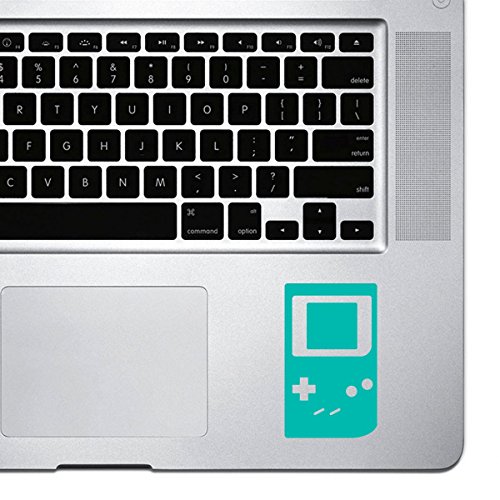 Stickany Palm Series Gameboy - Adhesivo para MacBook Pro, Chromebook y Ordenadores portátiles, Color Turquesa