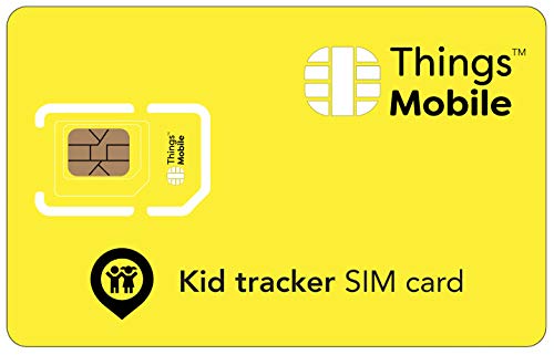 Tarjeta SIM para SMARTWATCH / RELOJ INTELIGENTE PARA NIÑOS - Things Mobile - cobertura global, red multioperador GSM/2G/3G/4G, sin costes fijos, sin vencimiento. 16€ de crédito incluido