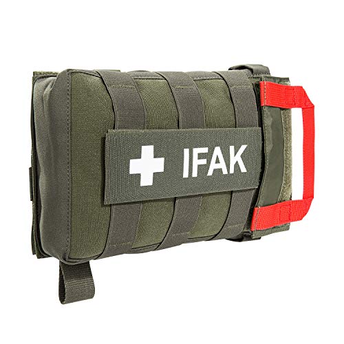 Tasmanian Tiger TT IFAK Pouch VL L - Kit de primeros auxilios compatible con Molle, bolsa de cinturón para senderismo, exterior, viajes, policía (oliva)