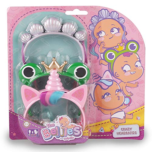 The Bellies - Crazy Headbans,Diademas Divertidas Bellies, Accesorios muñecas para niñas y niños a Partir de 3 años(Famosa 700016223)