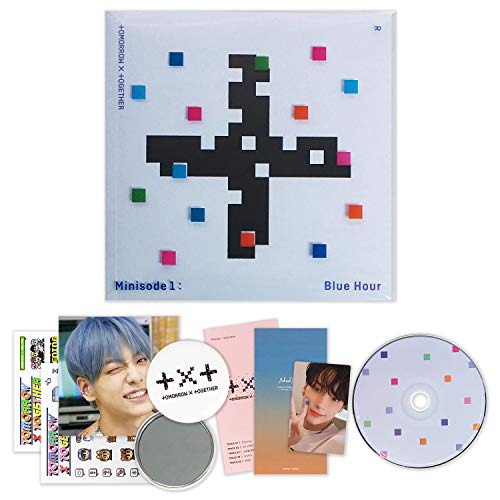 Tomorrow X Together TXT Album - MINISODE1 : BLUE HOUR [ R ver. ] CD + Photobook + Paper Sticker + Lyric Paper + Behind Book + Photo&Post card + OFFICIAL POSTER + FREE GIFT