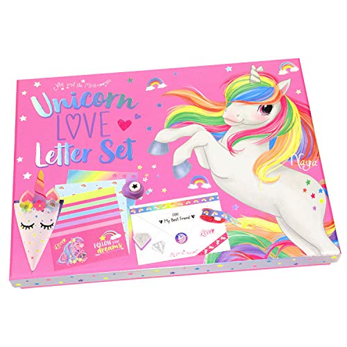 Top Model Ylvi and The Minimoomis Unicorn Love Letter Set (0010537), Multicolor (DEPESCHE 1)