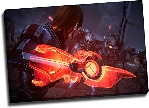 Trelemek Mass Effect Legendary Edition - Póster enmarcado (45,72 x 30,48 cm), diseño de videojuegos