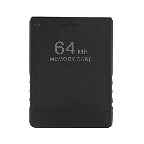 Triamisu 8/16/32/64/128 / 256MB Memory Card Game Stick para Sony Playstation 2 PS2 Console Adecuado para Sony Playstation - Negro