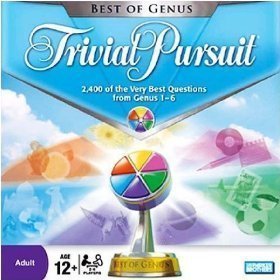 Trivial Pursuit Best of Genus Edition Board Game by Parker Brothers