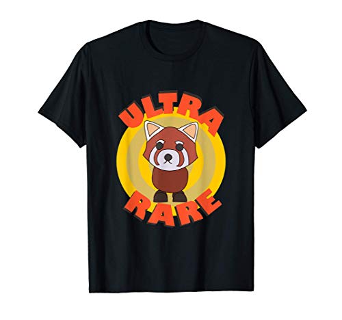 Ultra Rare Red Panda Adopt Me Gaming Team Camiseta