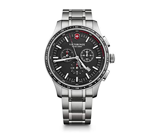 Victorinox Hombre Alliance Sport - Reloj de Acero Inoxidable con cronógrafo de fabricación Suiza 241816