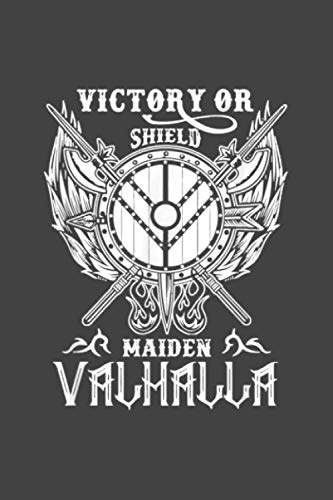 Victory Shield Maiden Valhalla: Meeting,Goal,Tax,Personal Budget,Planner,6x9 inch Notebook Planner - Over 100 Pages