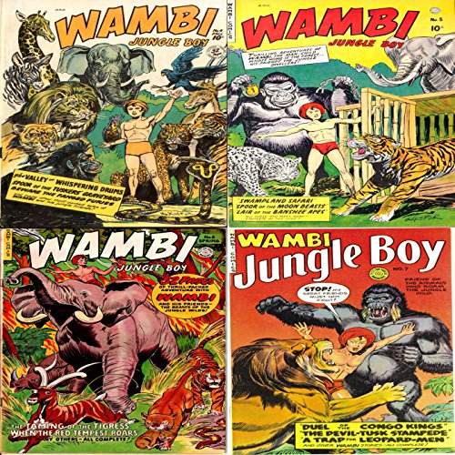 Wambi Jungle Boy. Issues 4, 5, 6 and 7. Features Taming of the Tigress, Whispering drums, spoor of the tuskers graveyard, Duel of the congo kings and a ... men. Digital Comic Combos (English Edition)
