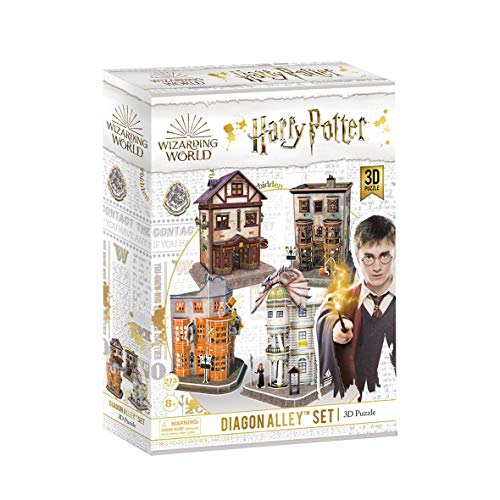 World Brands - Harry Potter - Set del Callejón Diagón Puzzles 3D, Kit de Construcción, Multicolor, DS1009H