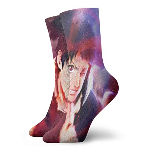XCNGG Calcetines calcetines deportivos calcetines de tubo Ob Ito Uchiha Adult Unisex Novelty Warm 3d Printed Short Socks Mens Woman Casual Socks