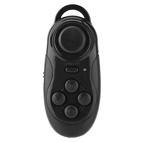 Ymiko 4 en 1 Mini Bluetooth inalámbrico 3.0 Gamepad Remoto Controlador de Juego Joystick Selfie Timer Control Remoto, 10 M