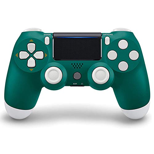 YQA Controlador Inalámbrico para Playstation 4 / Pro/Slim, Consola de Juegos PS4 Gamepad Bluetooth Control Inalámbrico VibracióN Dual,Alpine Green